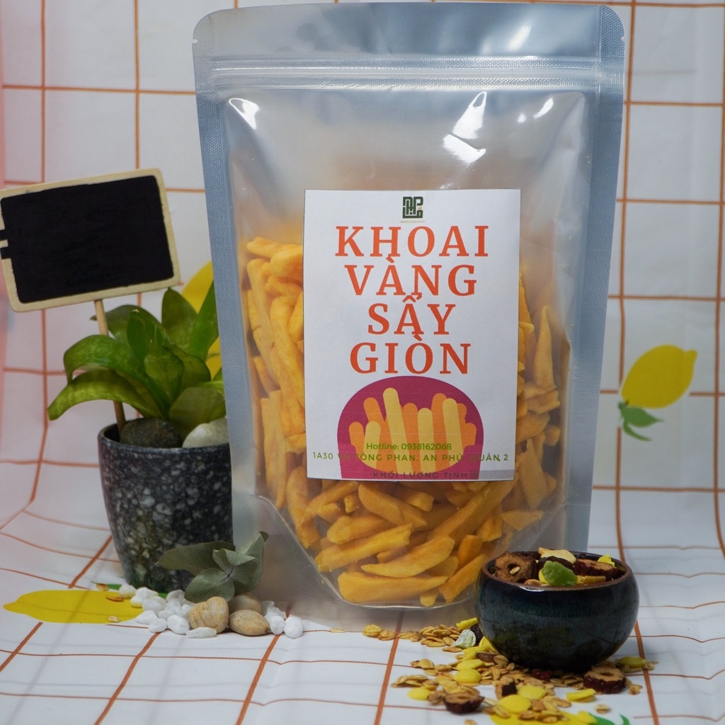 Khoai lang vàng sấy giòn