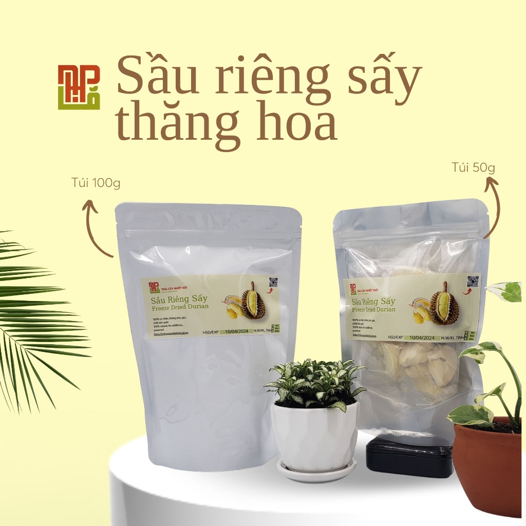 Sầu riêng sấy thanh